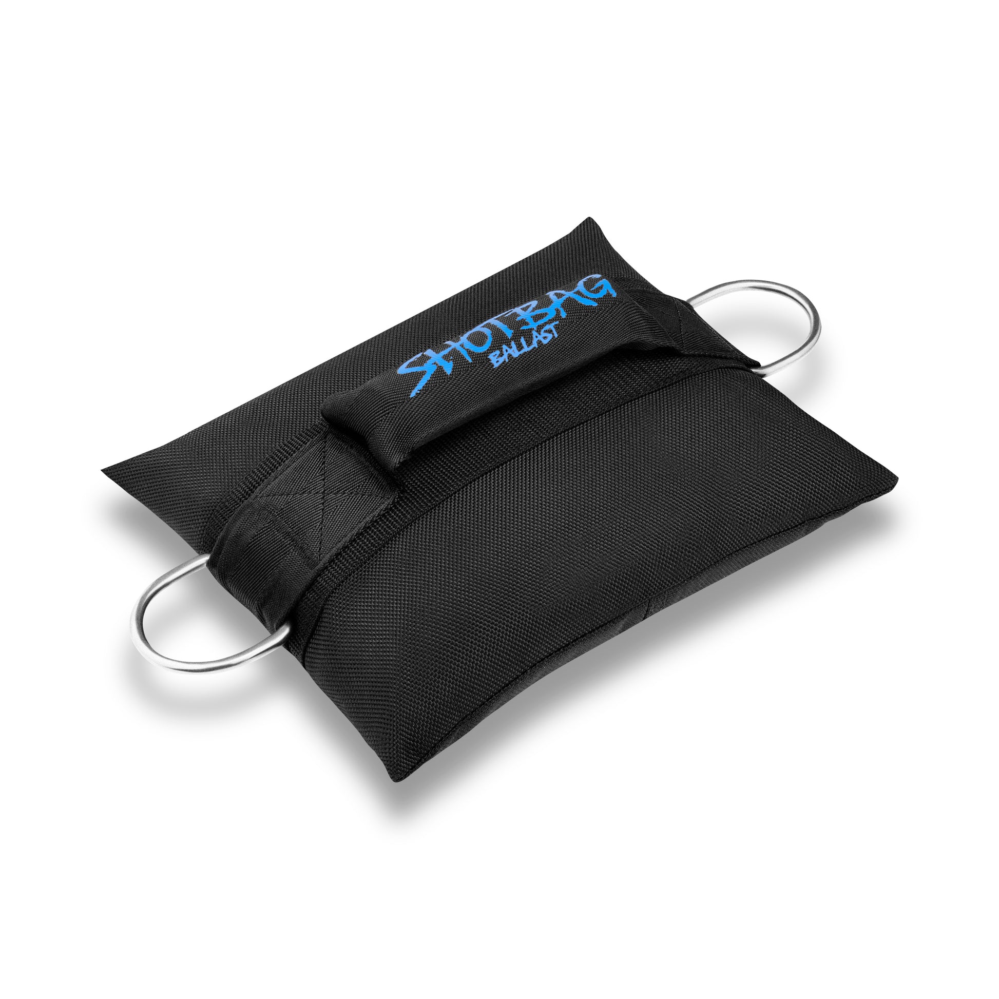 25 lb Shotbag Ballast with dual D-rings – heavy-duty portable weight bag for marine, sports, or industrial use