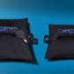 Two Shotbag Ballast weight bags – 50 lb and 25 lb – with handles and grommets, made in the USA